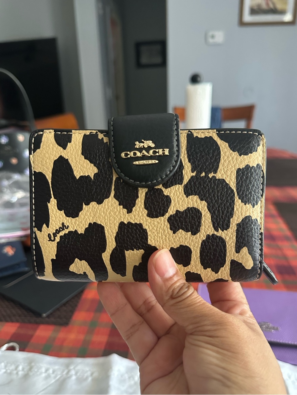 Coach Medium Corner Zip Wallet
